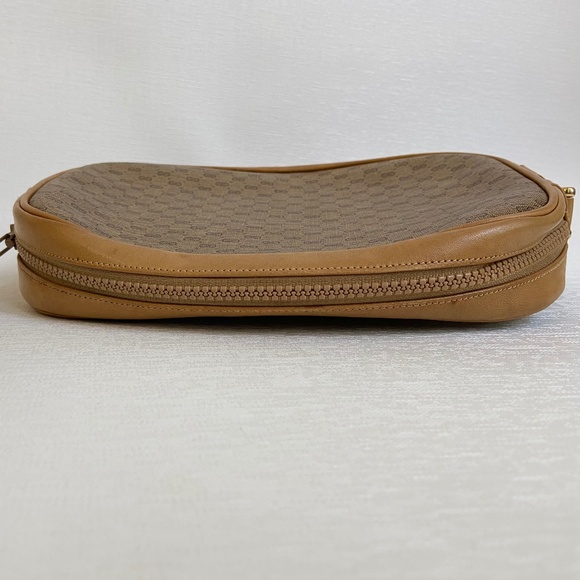 Authentic Gucci Crossbody Shoulder Bag - Vintage - PVC & Leather - Micro GG - Picture 5 of 13